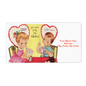 Valentijnsdag Labels  (Voorkant)