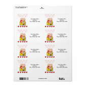 Valentijnsdag Labels (Full Sheet)