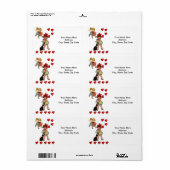 Valentijnsdag Labels (Full Sheet)