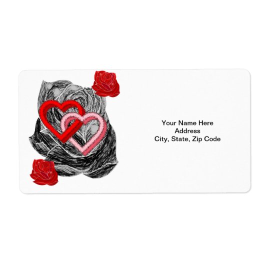 Valentijnsdag Labels (Voorkant)