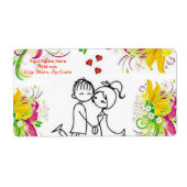 Valentijnsdag Labels (Voorkant)