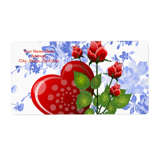 Valentijnsdag Labels (Voorkant)