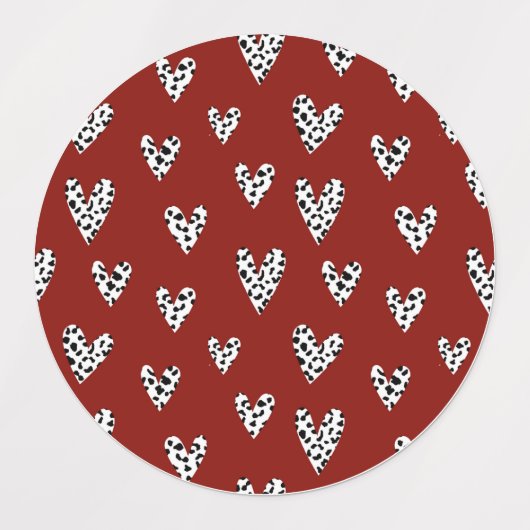 Valentijnsdag Labels (Design 2)