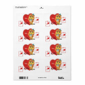 Valentijnsdag Labels (Full Sheet)