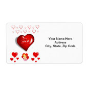 Valentijnsdag Labels  (Voorkant)
