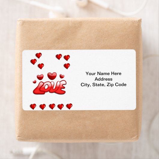 Valentijnsdag Labels (Insitu)