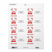 Valentijnsdag Labels (Full Sheet)