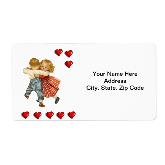 Valentijnsdag Labels  (Voorkant)