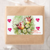 Valentijnsdag Labels  Bird (Insitu)