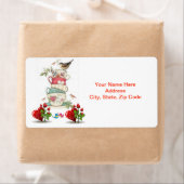 Valentijnsdag Labels Bird (Insitu)