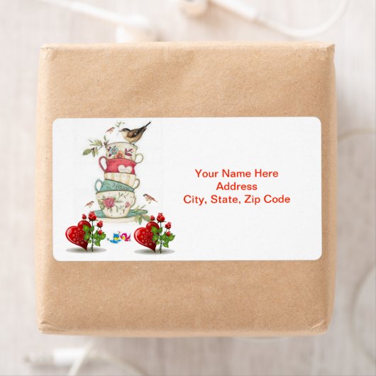 Valentijnsdag Labels  Bird (Insitu)