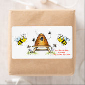 Valentijnsdag Labels Bumblebee (Insitu)