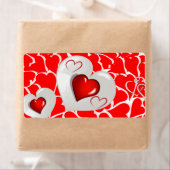 Valentijnsdag labels hart (Insitu)