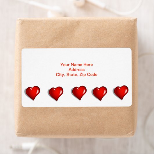 Valentijnsdag Labels harten (Insitu)