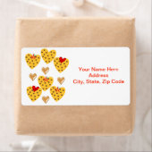 Valentijnsdag Labels harten (Insitu)