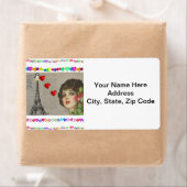 Valentijnsdag Labels Heart Penguin Hearts (Insitu)