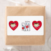 Valentijnsdag Labels Kitten (Insitu)