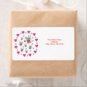 Valentijnsdag Labels Mice (Insitu)