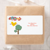 Valentijnsdag Labels Wees Van Mij Bomen Bloemig (Insitu)