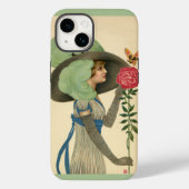 Valentijnsdag, Lady Red Rose Butterfly Case-Mate iPhone Case (Achterkant)