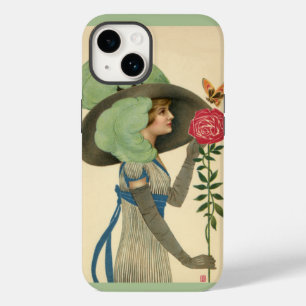  Valentijnsdag, Lady Red Rose Butterfly Case-Mate iPhone Case