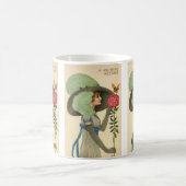  Valentijnsdag, Lady Red Rose Butterfly Koffiemok (Center)