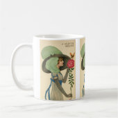  Valentijnsdag, Lady Red Rose Butterfly Koffiemok (Links)