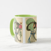 Valentijnsdag, Lady Red Rose Butterfly Mok (Voorkant links)