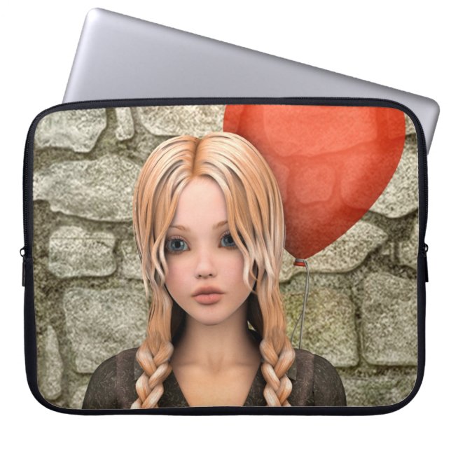 Valentijnsdag Laptop Sleeve (Voorkant)