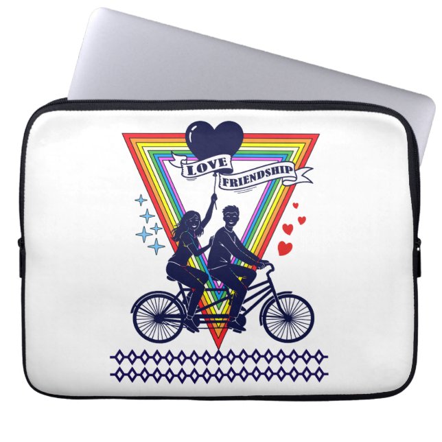 Valentijnsdag Laptop Sleeve (Voorkant)