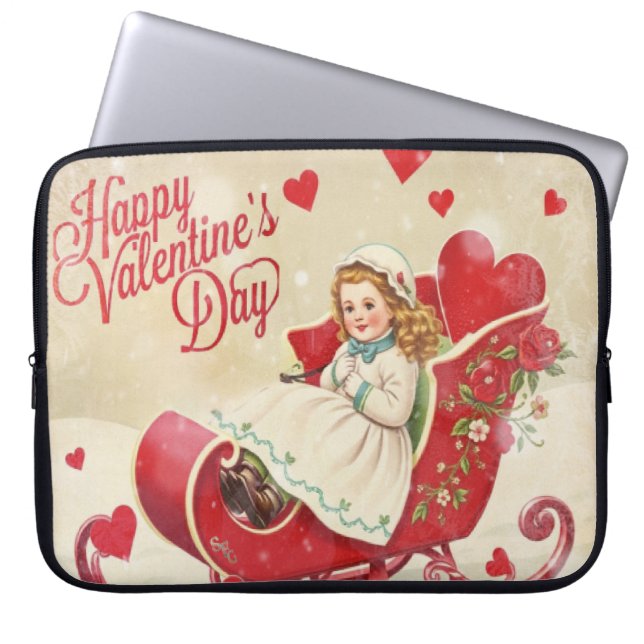 Valentijnsdag Laptop Sleeve (Voorkant)
