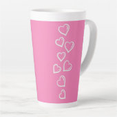 Valentijnsdag Latte Mok (Rechterhoek)