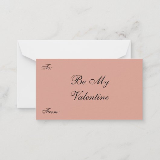  Valentijnsdag, legante dame met hart Notitiekaartje (Achterkant)