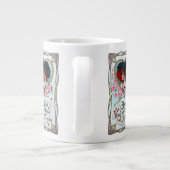  Valentijnsdag, legante vrouw in het hart Grote Koffiekop (Achterkant)