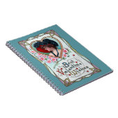  Valentijnsdag, legante vrouw in het hart Notitieboek (Rechterzijde)