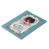  Valentijnsdag, legante vrouw in het hart Notitieboek (Linkerzijde)