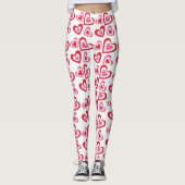 Valentijnsdag Leggings (Voorkant)