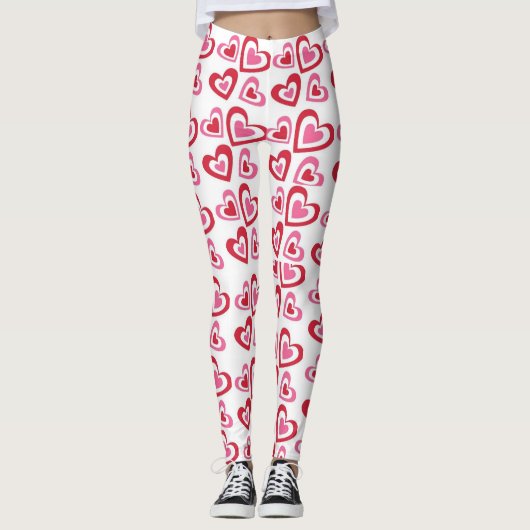 Valentijnsdag Leggings (Voorkant)