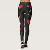 Valentijnsdag Leggings (Achterkant)