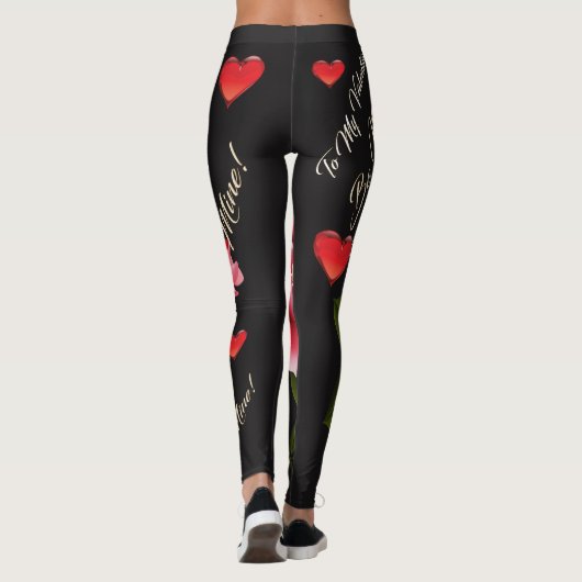 Valentijnsdag Leggings (Achterkant)