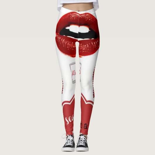 Valentijnsdag Leggings (Voorkant)