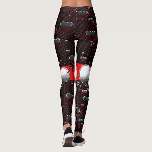 Valentijnsdag Leggings Lange (Achterkant)