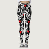 Valentijnsdag Leggings Lange (Voorkant)