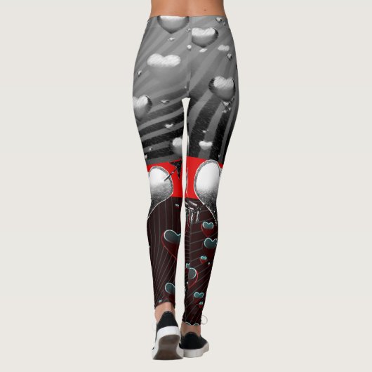 Valentijnsdag Leggings Lange (Achterkant)