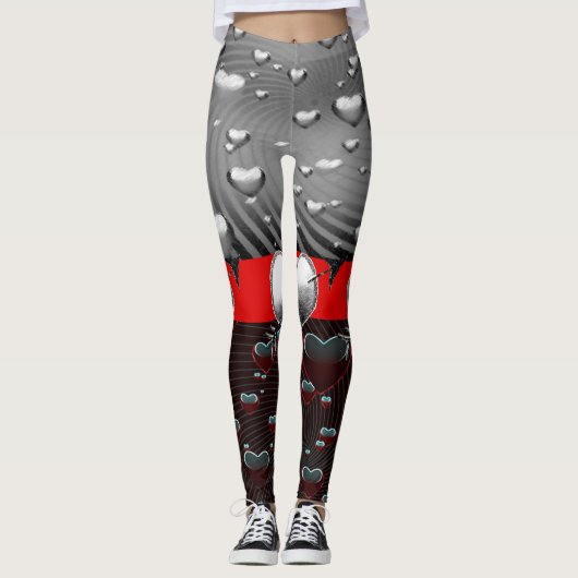 Valentijnsdag Leggings Lange (Voorkant)