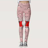 Valentijnsdag Leggings Lange (Voorkant)