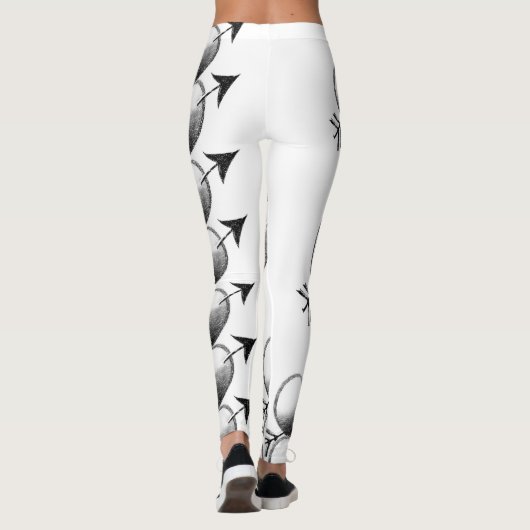 Valentijnsdag Leggings Lange (Achterkant)