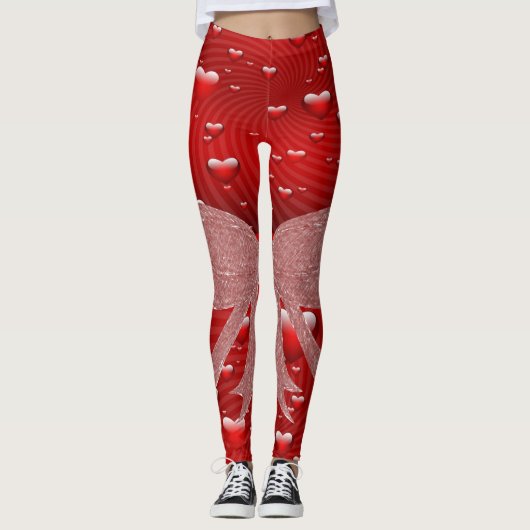 Valentijnsdag Leggings Lange (Voorkant)