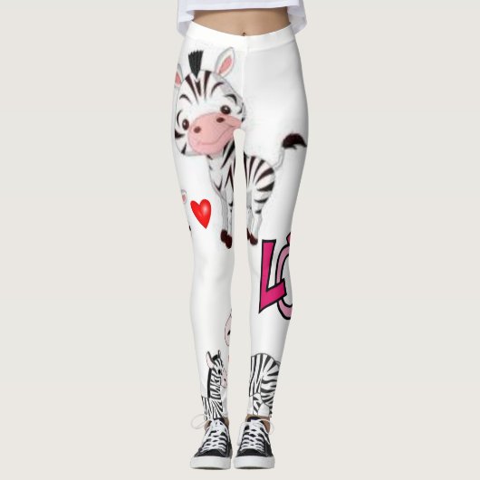 Valentijnsdag Leggings Lange (Voorkant)