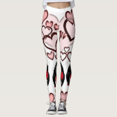 Valentijnsdag Leggings Lange (Voorkant)